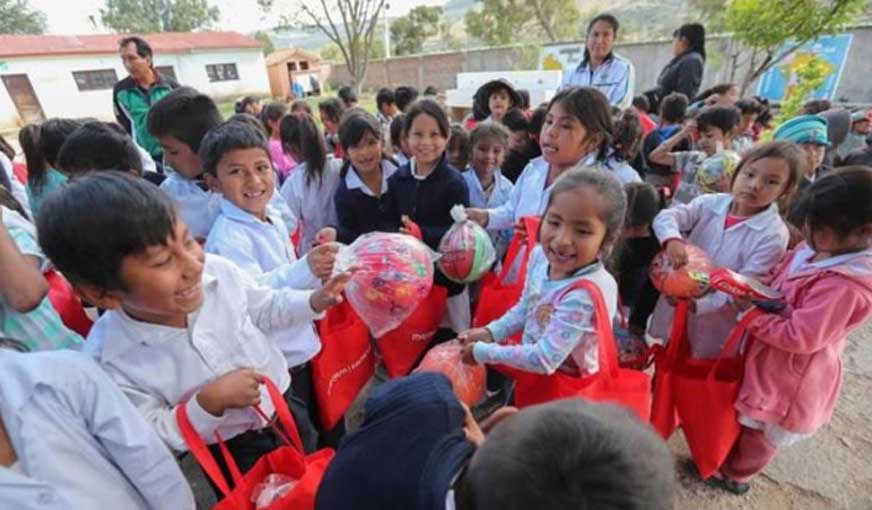 En el municipio Santiváñez celebraron el 'Día de la Niña y el Niño' 